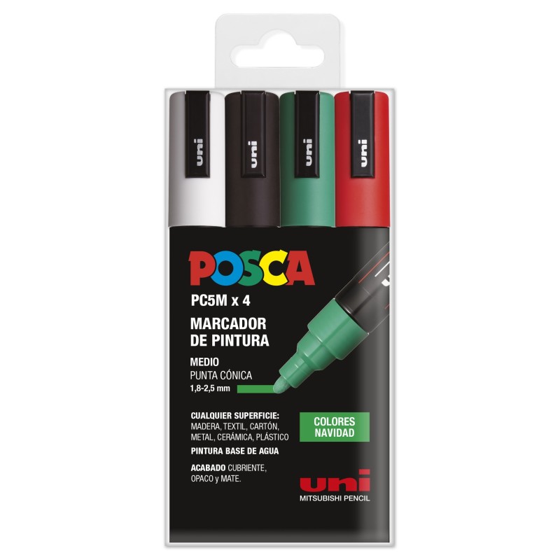 PC-5M/4C ESTUCHE COLORES NAVIDAD